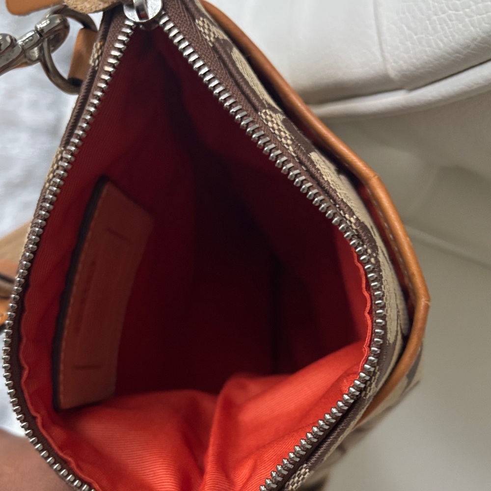 Coach Brown Messenger Bag with Signature Monogram  ( PREOWNED) - Picture 9 of 11